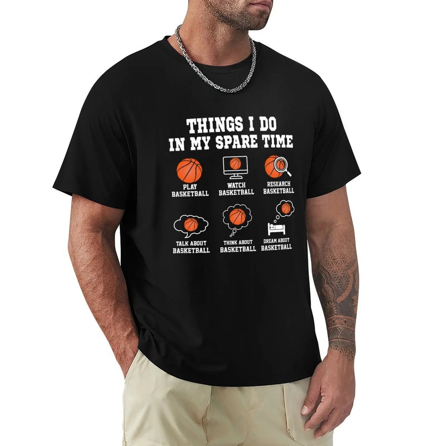 Basketball Fun Time Essential T-Shirt Valentines Clothes Anime Stuff Essential T Shirt Mens Designer T Shirt
