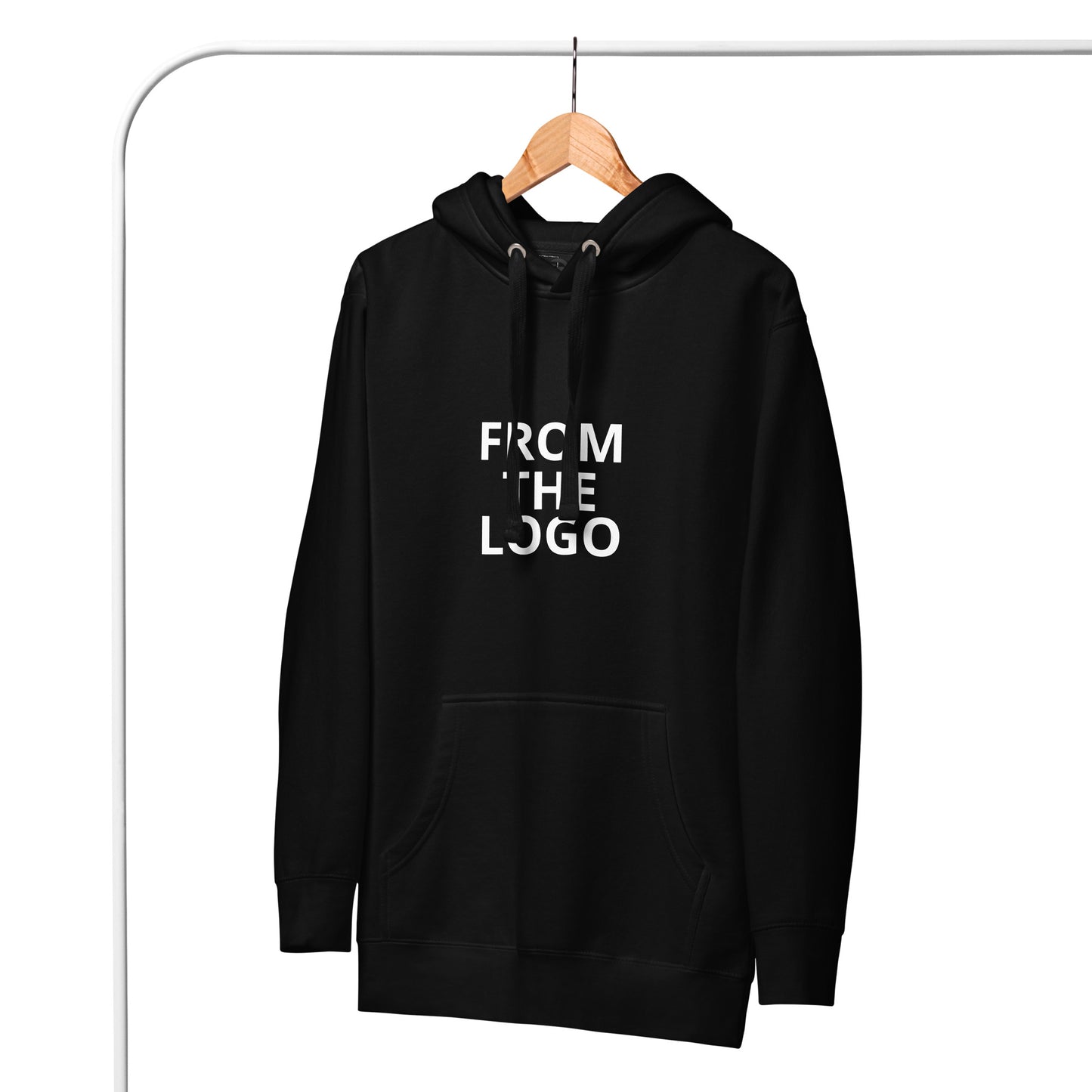 Hoodie from the logo