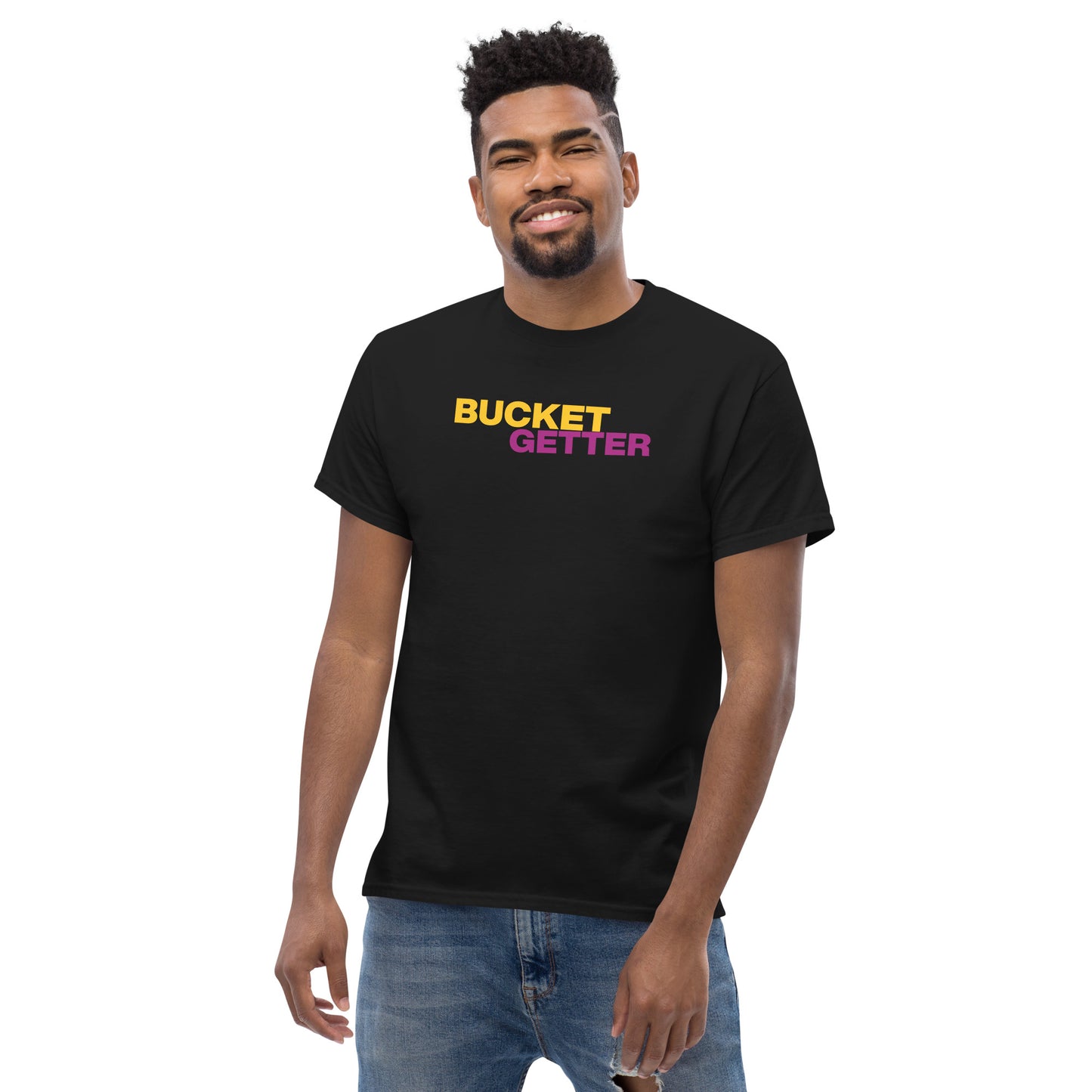 T-shirt bucket getter